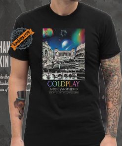 Coldplay Stadio Olimpico Rome Italy July 12 16 2024 Poster shirt