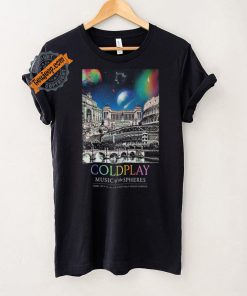 Coldplay Stadio Olimpico Rome Italy July 12 16 2024 Poster shirt