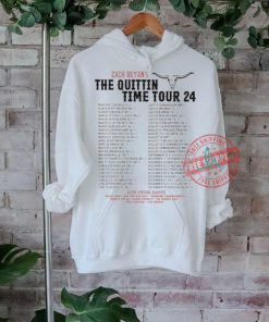 Comfort Colors® 2 Sides Zach Bryan The Quittin Time Tour 2024 T Shirts