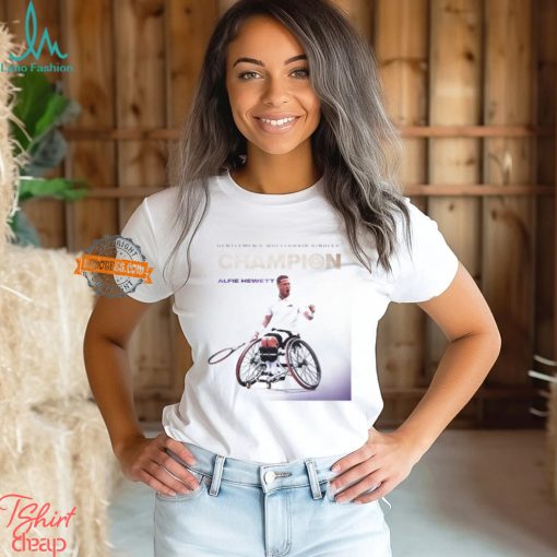 Congrats Alfie Hewett Gentlemen’s Wheelchair Singles Champion 2024 Unisex T Shirt