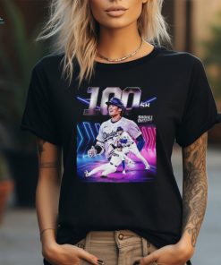 Congrats To Shohei Ohtani From Los Angeles Dodgers Notches His 100th Careers Stolen Base 2024 Classic T Shirt