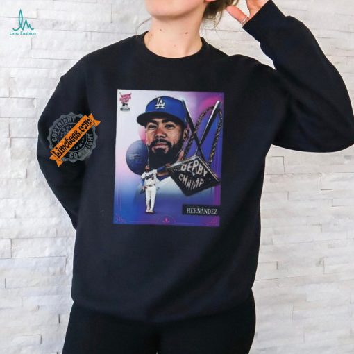 Congrats to los angeles dodgers teoscar hernández with 2024 home run derby champion shirt