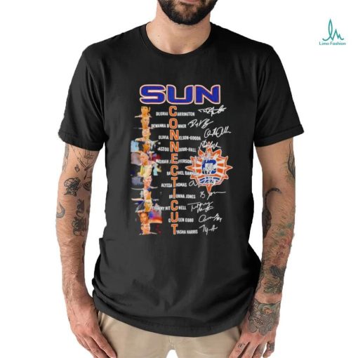 Connecticut Sun Women’s Basketball Greatest Players Signatures T Shirt