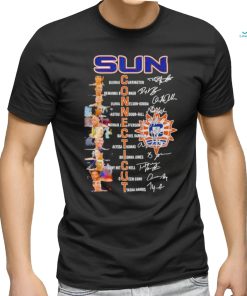 Connecticut Sun Women’s Basketball Greatest Players Signatures T Shirt