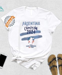 Copa America 2024 Argentina Campeon Shirt Copa America 2024 Argentina Champions Shirt Argentina Copa America 2024 Shirt