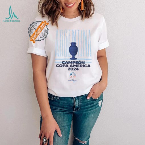 Copa America 2024 Argentina Champions Shirt Argentina Copa America 2024 Shirt Copa America 2024 Champions T Shirt