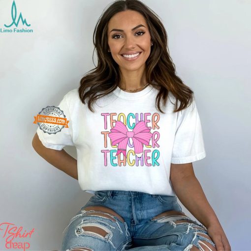 Coquette Teacher Back To School Shirt