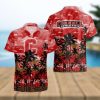 Connecticut Huskies Palms Tree Hawaiian Shirt