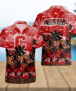 Cornell Big Red Palms Tree Hawaiian Shirt