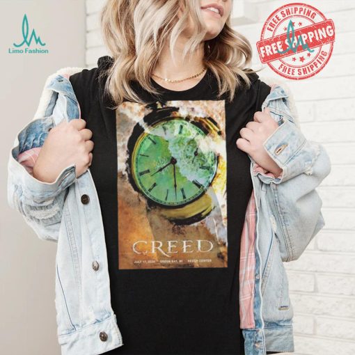 Creed At Resch Center in Green Bay WI July 17 2024 Poster shirt