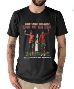 Cristiano Ronaldo End Of An Era 2004 2024 Thank You For The Memories T Shirt
