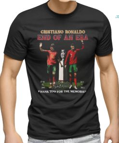 Cristiano Ronaldo End Of An Era 2004 2024 Thank You For The Memories T Shirt