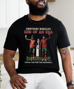 Cristiano Ronaldo End Of An Era 2004 2024 Thank You For The Memories T Shirt