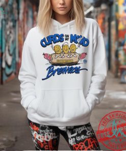 Curds on my mind Flavortown Milwaukee Brewers hotdog shirt