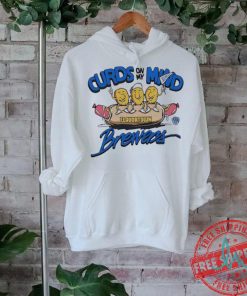Curds on my mind Flavortown Milwaukee Brewers hotdog shirt