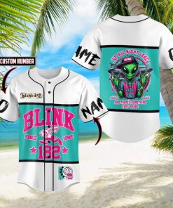 Custom Name And Number Blink 182 Baseball Jersey Shirts