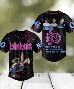 Custom Name And Number Blink 182 One More Time Baseball Jersey Shirt