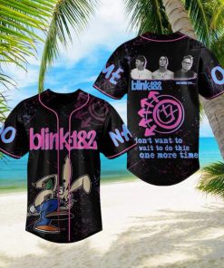 Custom Name And Number Blink 182 One More Time Baseball Jersey Shirt