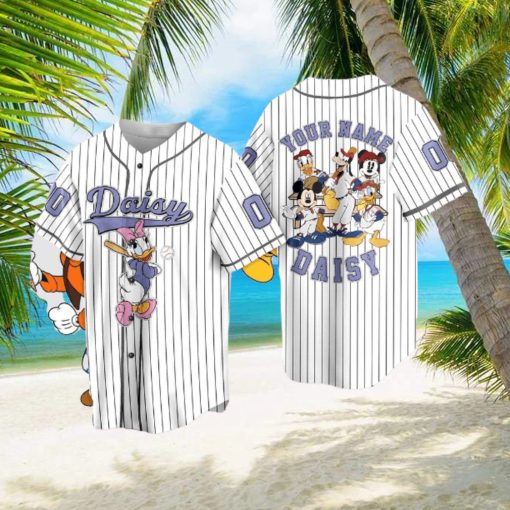 Custom Name And Number Disneyland Baseball Jersey Shirt