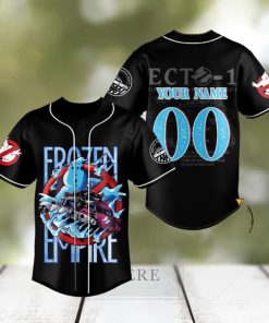 Custom Name And Number Ghostbusters Frozen Empire Baseball Jersey Shirt