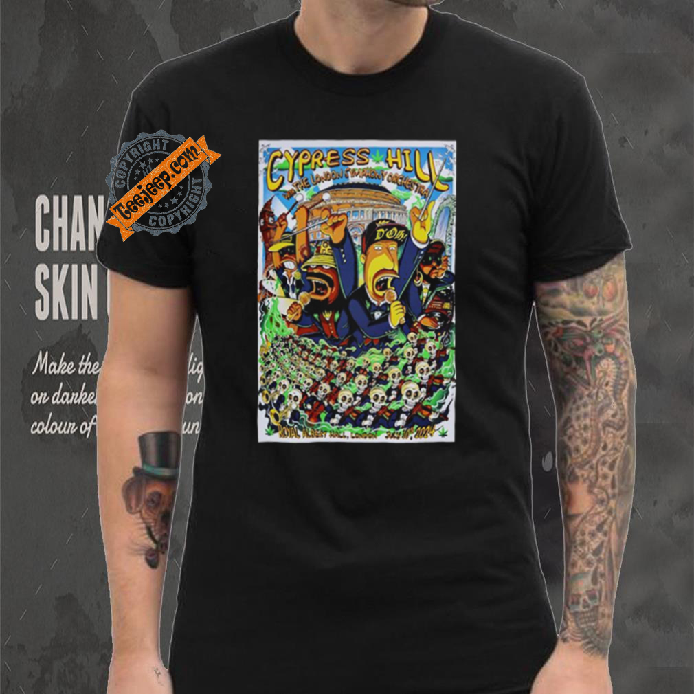 Cypress Hill Royal Albert Hall in London UK July 10 2024 Poster shirt Cypress Hill Royal Albert Hall in London UK July 10 2024 Poster shirt