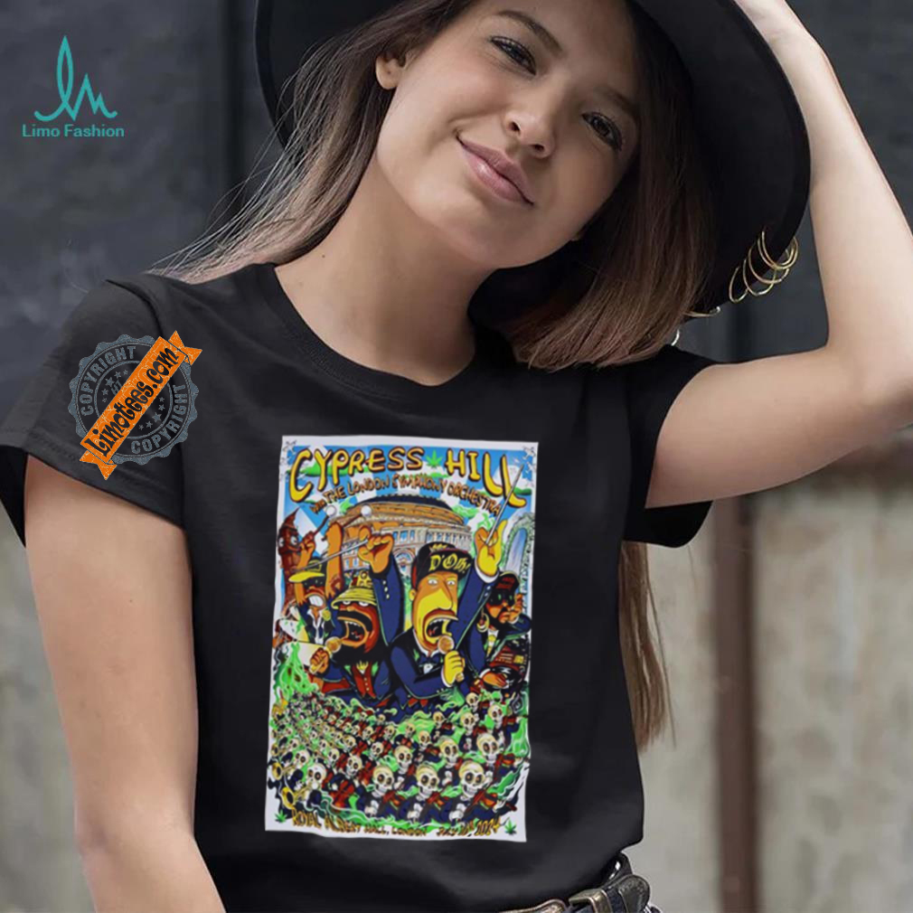 Cypress Hill Royal Albert Hall in London UK July 10 2024 Poster shirt Cypress Hill Royal Albert Hall in London UK July 10 2024 Poster shirt