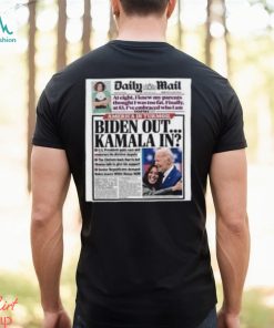 Daily Mail Biden Out Kamala In Shirt