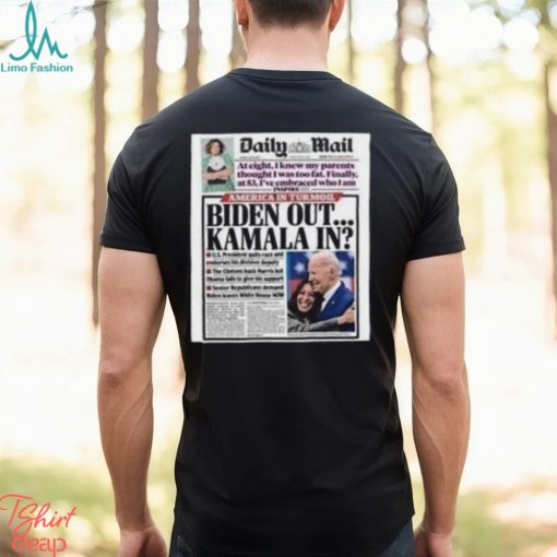 Daily Mail Biden Out Kamala In Shirt