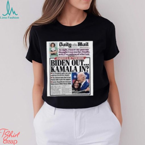 Daily Mail Biden Out Kamala In Shirt