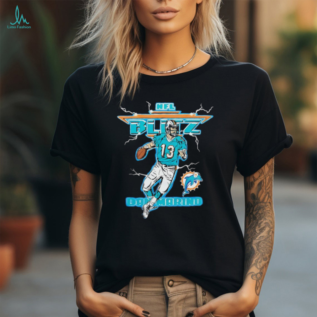 Dan Marino 13 player Miami Dolphins football NFL Blitz shirt Dan Marino 13 player Miami Dolphins football NFL Blitz shirt