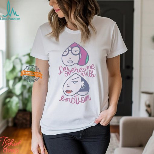 Daria Overcome with Emotion BFF Hearts T Shirt