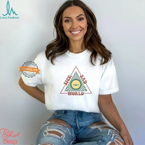 Daria Sick Sad World Triangle Logo T Shirt