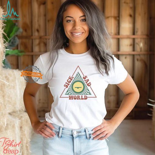 Daria Sick Sad World Triangle Logo T Shirt