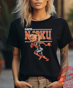 David Njoku 85 player Cleveland Browns football caricature shirt