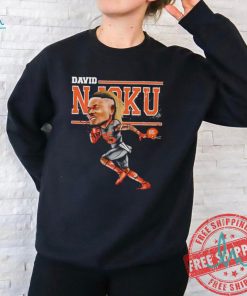 David Njoku 85 player Cleveland Browns football caricature shirt