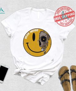 Dead inside emoji skull shirt