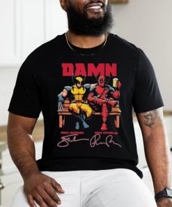 Deadpool 4 Damn Wolverine Hugh Jackman And Ryan Reynolds Movies Signatures Shirt