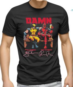 Deadpool 4 Damn Wolverine Hugh Jackman And Ryan Reynolds Movies Signatures Shirt
