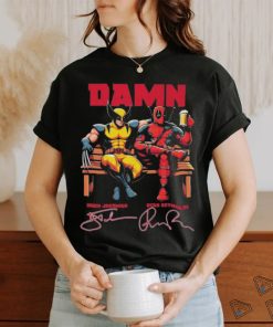 Deadpool 4 Damn Wolverine Hugh Jackman And Ryan Reynolds Movies Signatures Shirt