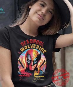 Deadpool And Wolverine Ryan Reynolds and Hugh Jackman Signatures shirt, hoodie, sweater, long sleeve and tank top Deadpool And Wolverine Ryan Reynolds and Hugh Jackman Signatures shirt