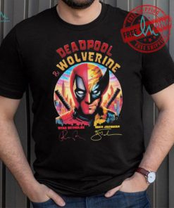 Deadpool And Wolverine Ryan Reynolds and Hugh Jackman Signatures shirt, hoodie, sweater, long sleeve and tank top Deadpool And Wolverine Ryan Reynolds and Hugh Jackman Signatures shirt