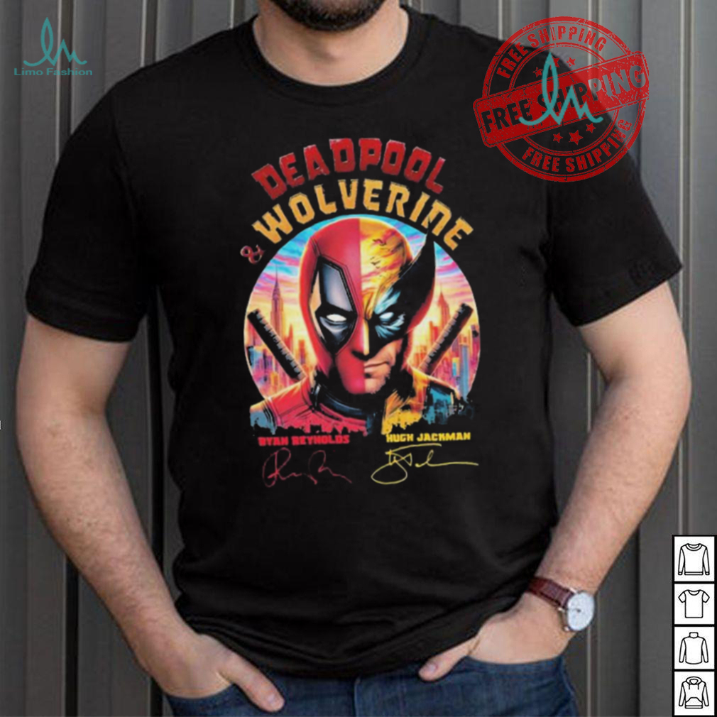 Deadpool And Wolverine Ryan Reynolds and Hugh Jackman Signatures shirt Deadpool And Wolverine Ryan Reynolds and Hugh Jackman Signatures shirt