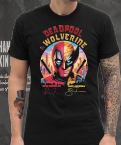 Deadpool And Wolverine Ryan Reynolds and Hugh Jackman Signatures shirt, hoodie, sweater, long sleeve and tank top Deadpool And Wolverine Ryan Reynolds and Hugh Jackman Signatures shirt
