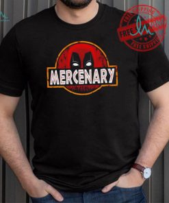 Deadpool X Jurassic Park Mercenary Park logo shirt