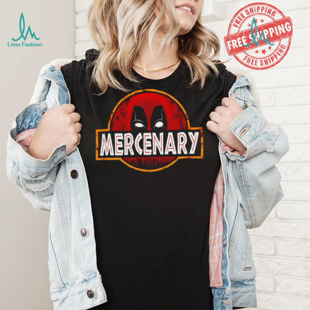 Deadpool X Jurassic Park Mercenary Park logo shirt Deadpool X Jurassic Park Mercenary Park logo shirt