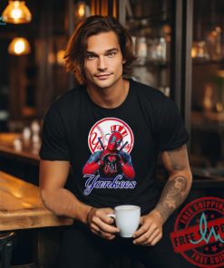 Deadpool love New York Yankees shirt, hoodie, sweater, long sleeve and tank top Deadpool love New York Yankees shirt