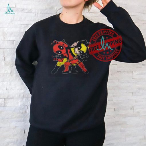 Deadpool & wolverine mutant fusion shirt