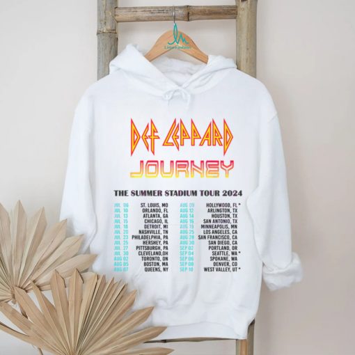 Def Leppard Summer Stadium Tour 2024 Timeline shirt