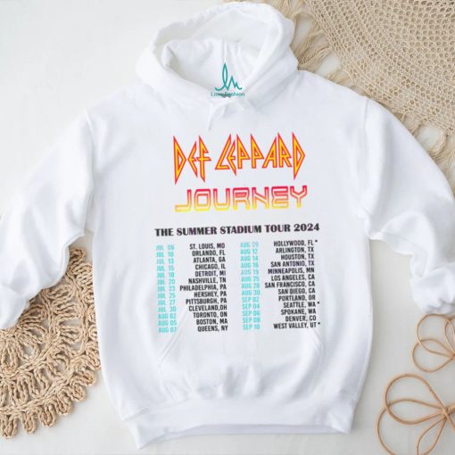 Def Leppard Summer Stadium Tour 2024 Timeline shirt