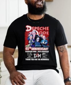 Depeche Mode 45th Anniversary Thank you for the memories T Shirt
